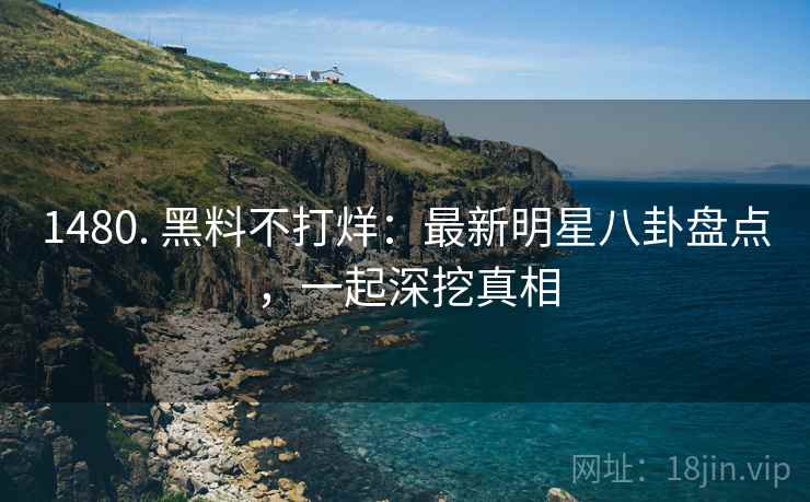 1480. 黑料不打烊：最新明星八卦盘点，一起深挖真相